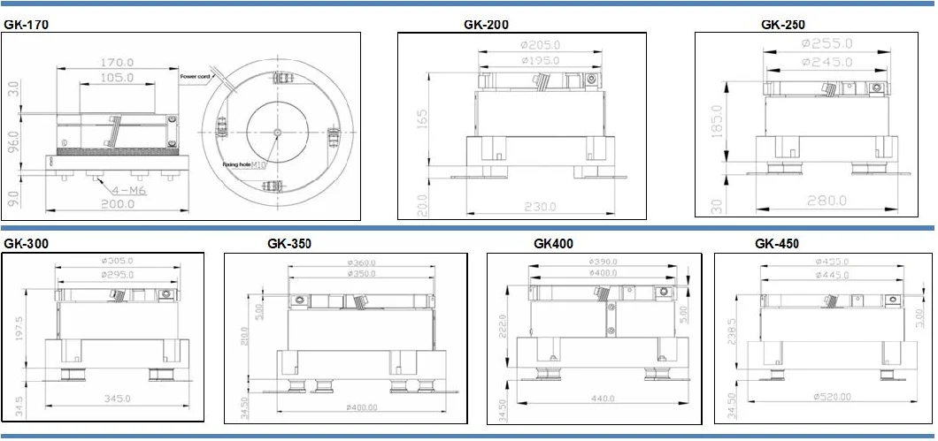 Automatic Feeder Vibration Bowl Driver Unit Gk-200