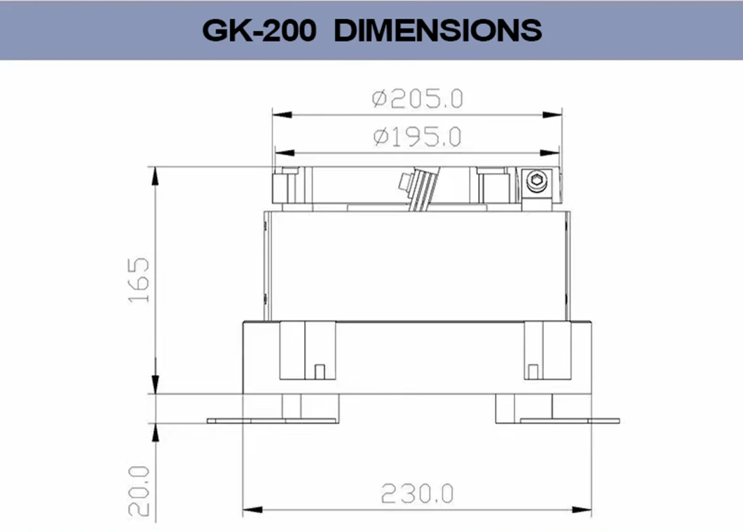 Automatic Feeder Vibration Bowl Driver Unit Gk-200